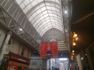 正月の天文館アーケード